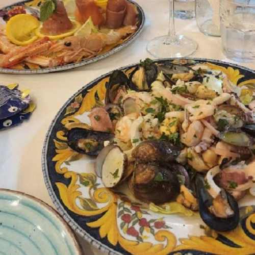 Seafood dish served at Mister Fantasy