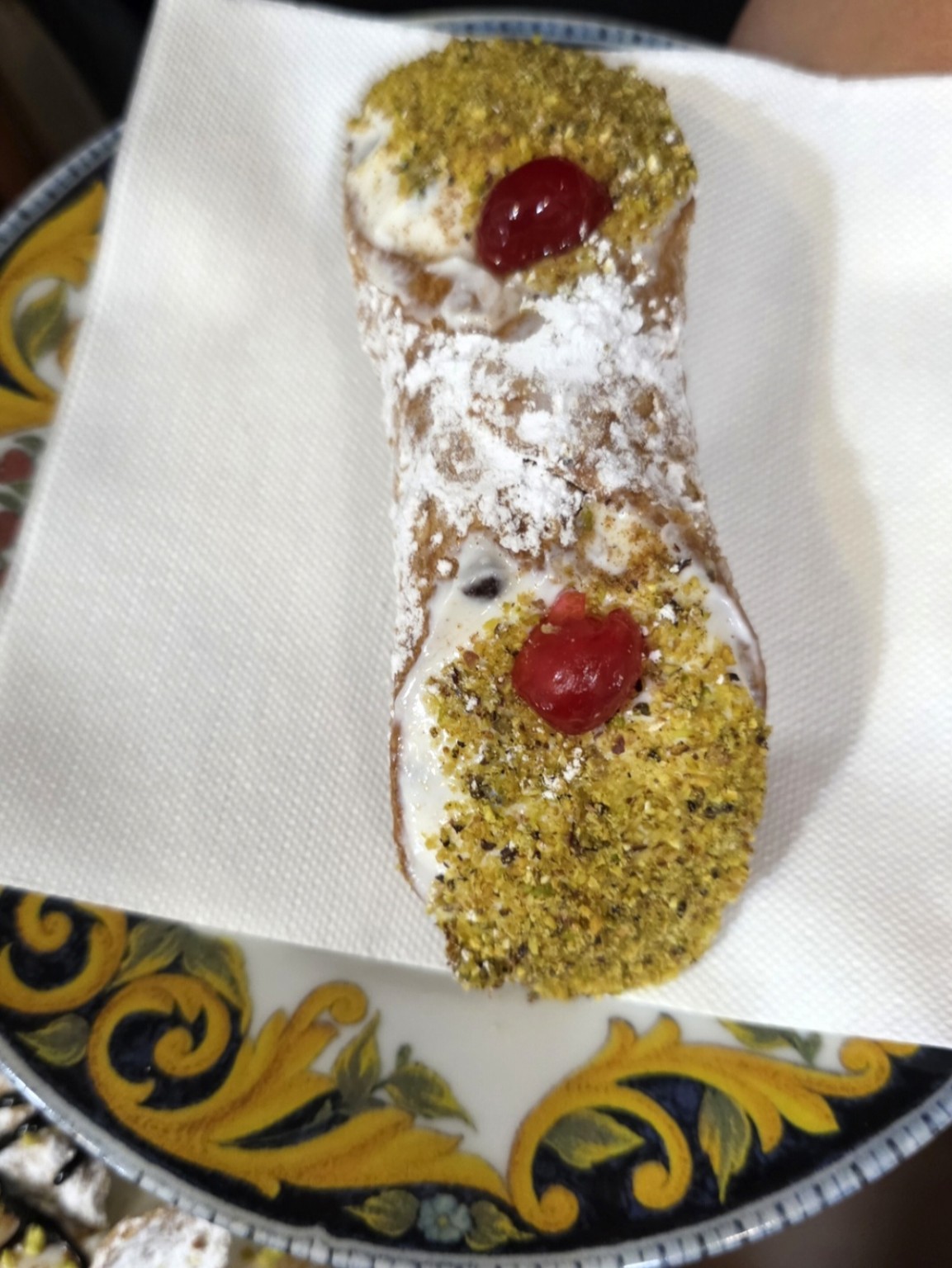 Our Sicilian cannolo at Mister Fantasy